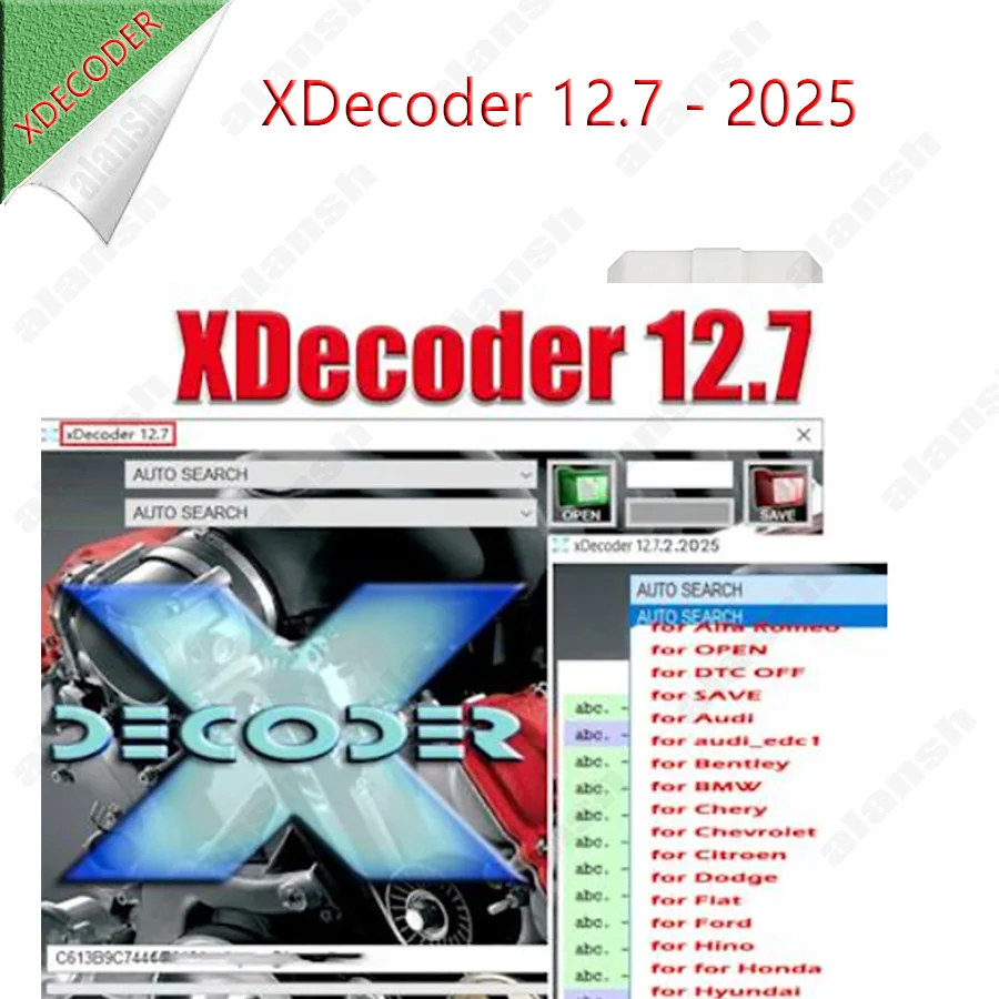 

Программное обеспечение XDecoder 12.7 DTC OFF DTC Remover + Nitro (2025 год)