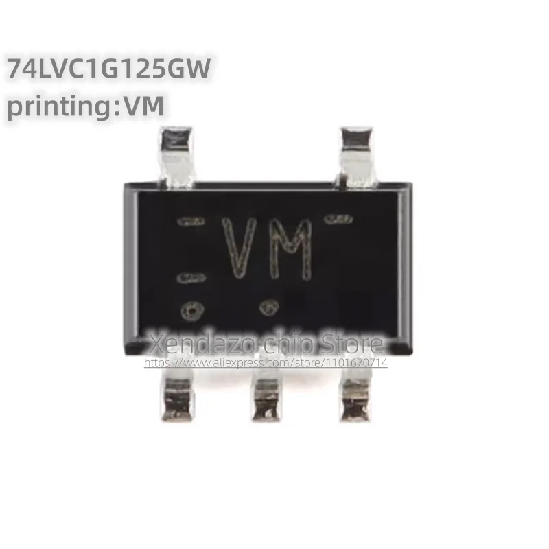 10pcs/lot 74LVC1G125GW Silk screen printing VM SOT-353 package Original genuine Bus buffer/line driver chip