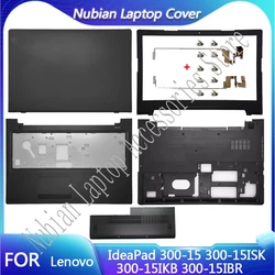 Para lenovo ideapad novo portátil 300-15 300-15isk 300-15ikb 300-15ibr lcd capa traseira//quadro de tela/palma/escudo inferior 15.6 polegada