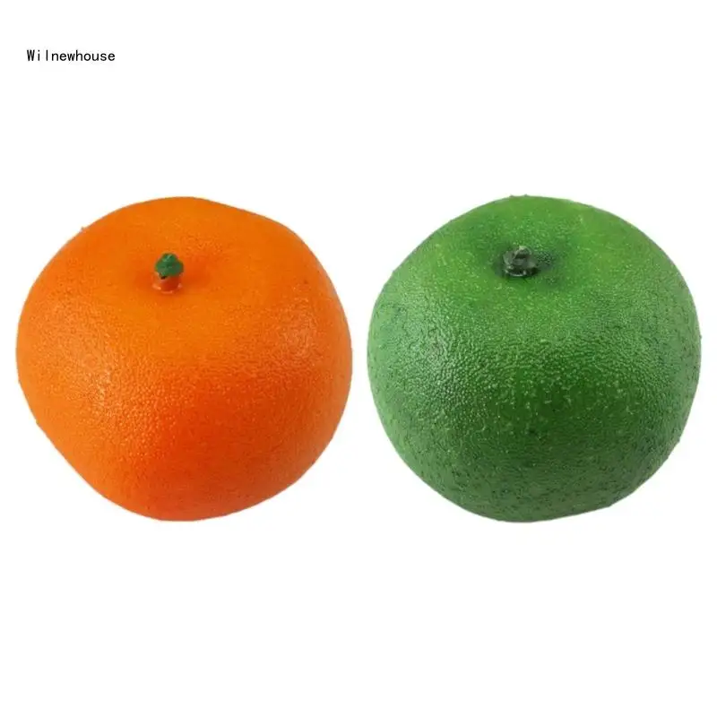 

Realistic Fruit Artificial Orange Fake Fruit Perfect for Teaching and Crafts Fake Orange Decorations Craft Supply Dropship