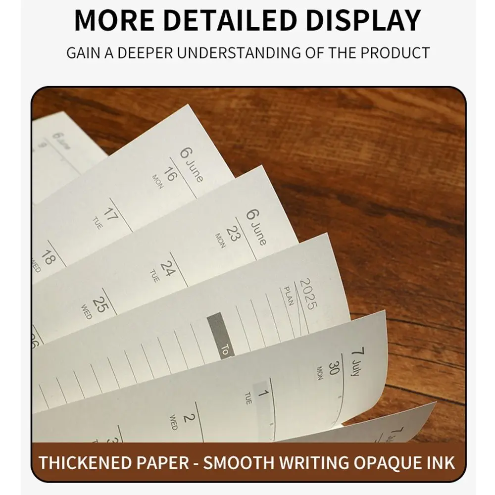 English A5 Agenda Notebook To Do List Taking Notes 365 Days Notepad Time Organizer Diary Notepad 2025 Schedule Planner Notepad