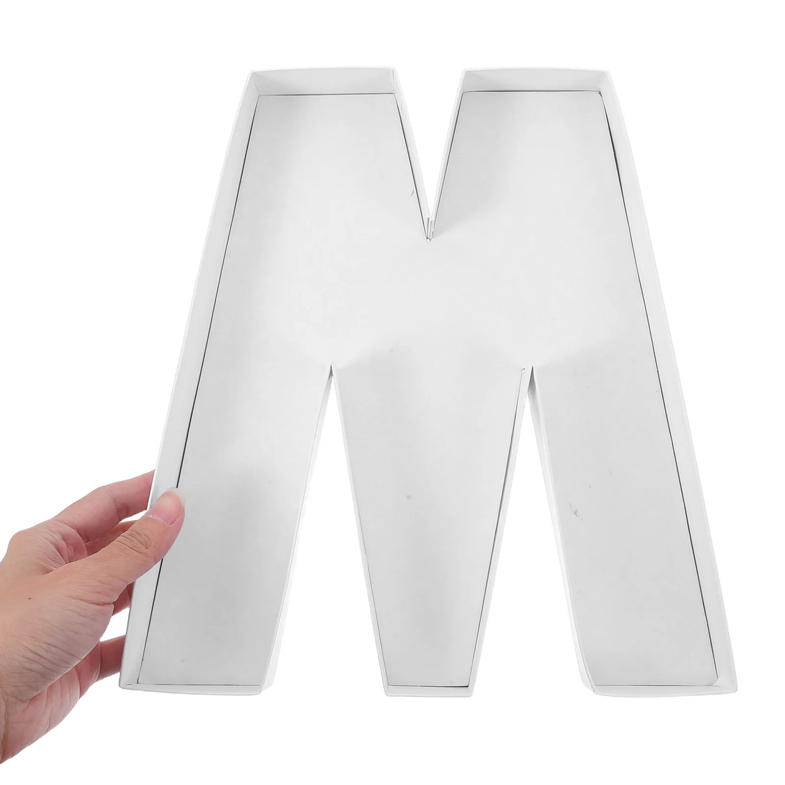 

8 Inch Letter Candy Tray Cardboard Fillable Letters Snack Plate Baby Shower Charcuterie Serving Platter Alphabet Trays Manual