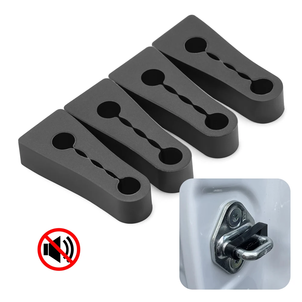 

Door Striker Sound Damper Door Lock Buffer Gap Seal For Mitsubishi Pajero Lancer Outlander ASX Montero Shogun Sport L200 Mirage