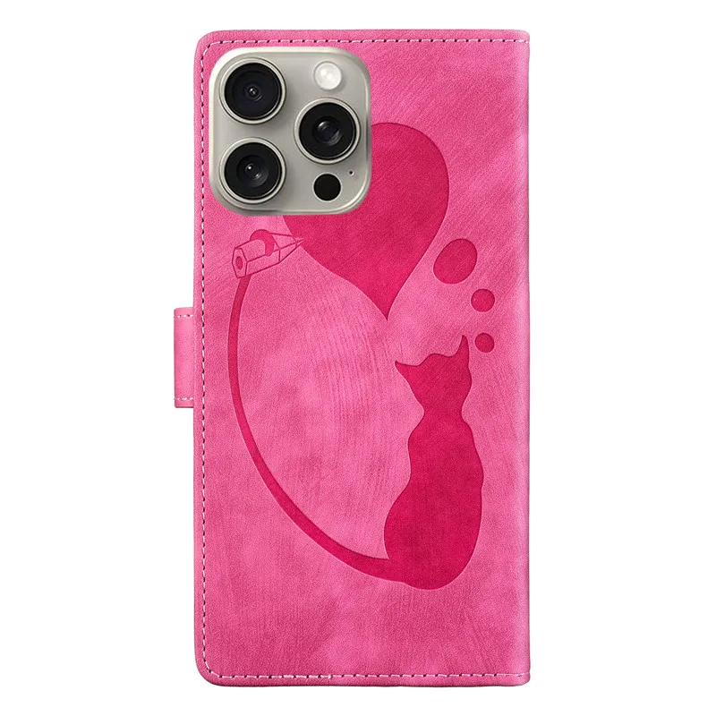 Cat Leather Phone Case For Redmi Note 14 Pro 5G Coque Flip Cover Etui For Xiaomi Redmi 14C Note14 Pro Plus 2024 Wallet Bags Capa