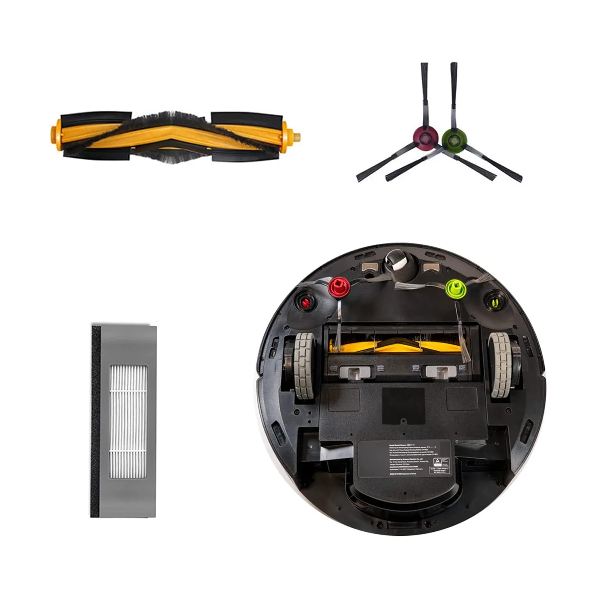 Zubehör für Deebot Ozmo 950/920/N8/T8/T8+/T8 +/T9/T5 Staubsauger Hauptbürste, Filter, Seitenbürsten