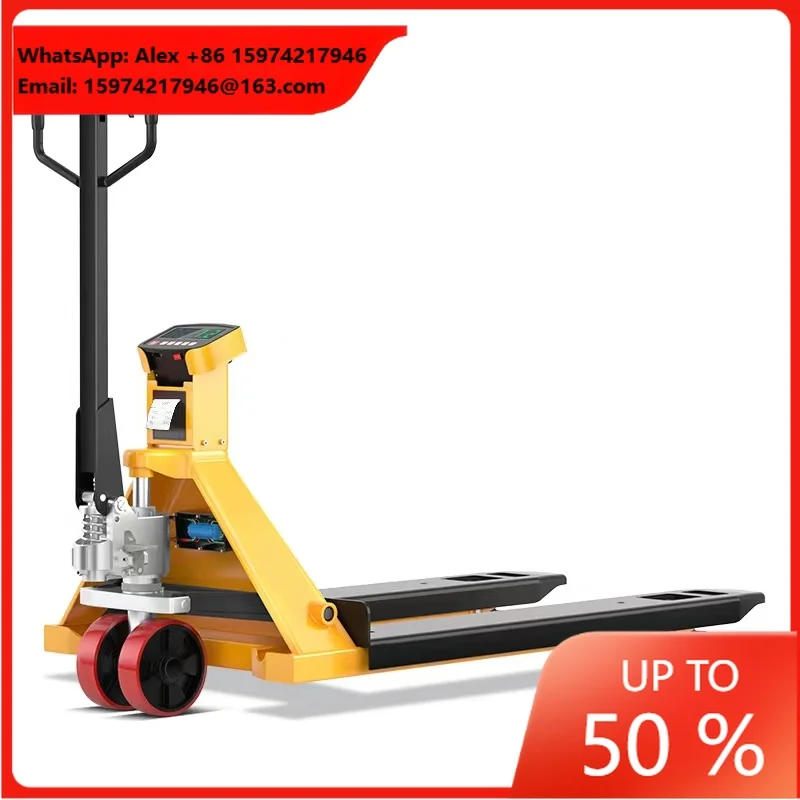 SHUNCHA 2Tton 2.5Ton 3Ton Waterproof Hydraulic Electronic Digital Scale Pallet Truck Weigh Scale Hand Pallet Jack With Printer