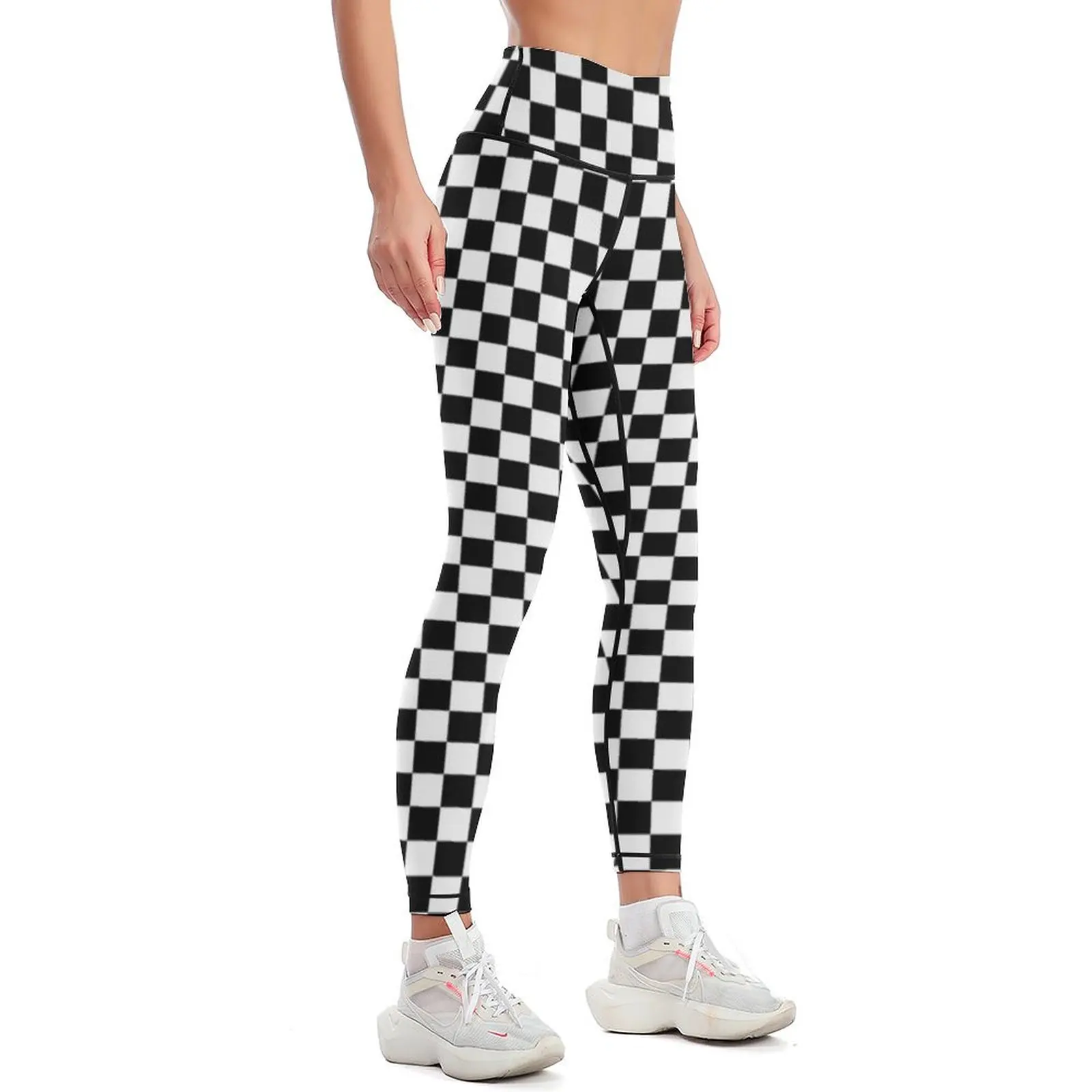 Chequered Flag Leggings sports woman gym jogging pants Womens Leggings