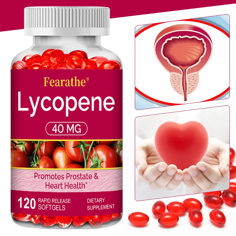 

Lycopene - 40 Mg, Premium Antioxidant, Supports Prostate Health, Cardiovascular System, Immune System, and Heart Health