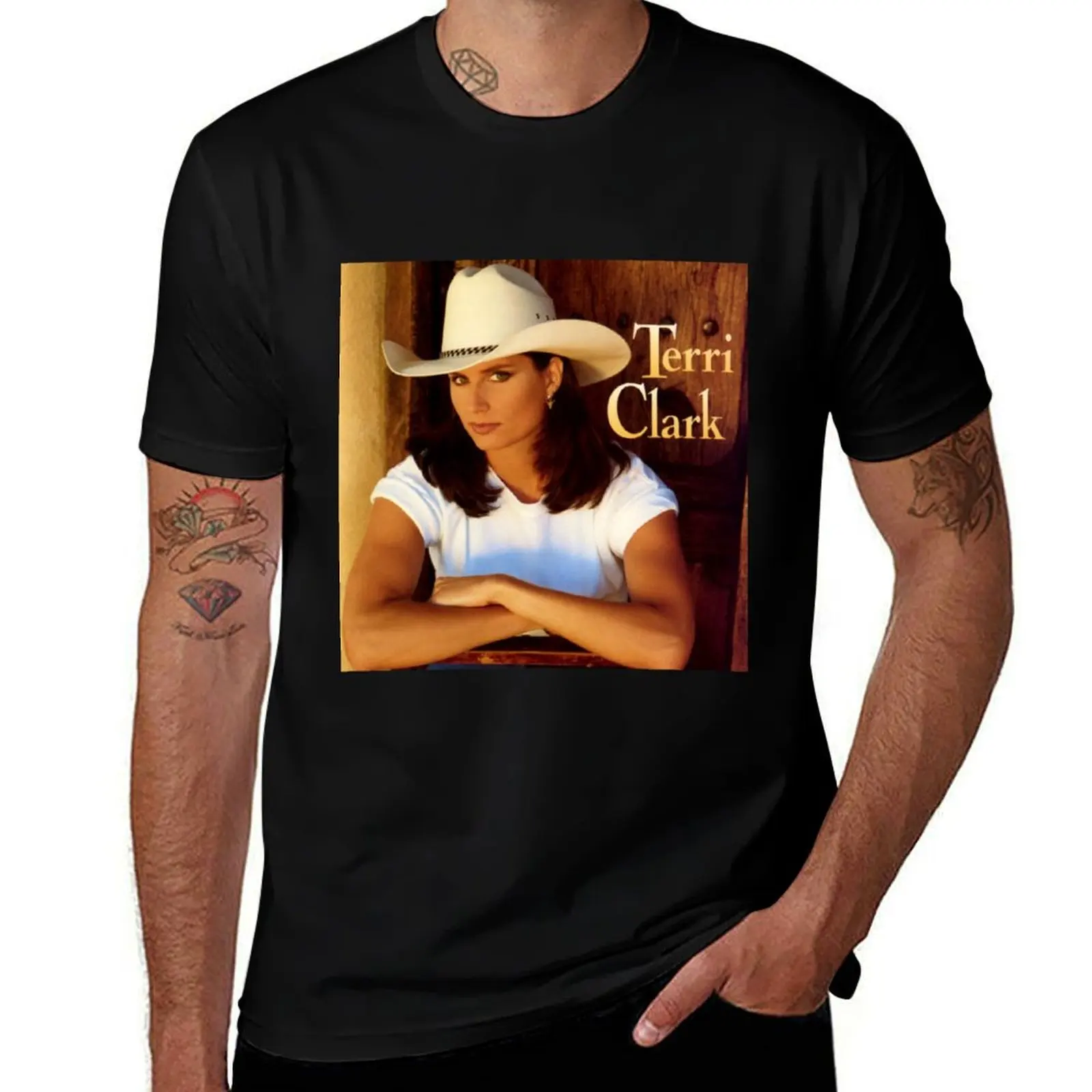 

Terri Clark 2 T-Shirt plus size tops T-shirts man cotton man t-shirts plus size men clothing