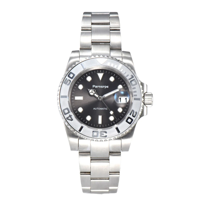 

Waterproof 40MM NH35 watch Stainless Steel Case sapphire crystal C3 Luminous Calendar Display vintage watches