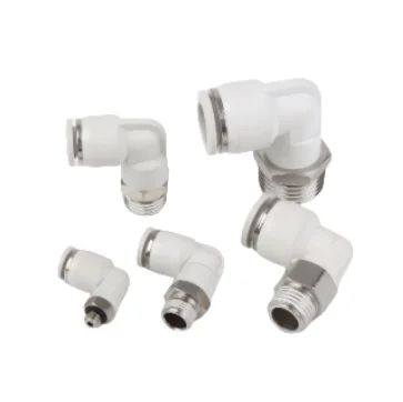 Conector rápido de aire PL de 4-16 mm, conector de codo de rosca neumática PL6-M5 PL8-01 PL10-02 12-04 para herramientas de manguera de aire