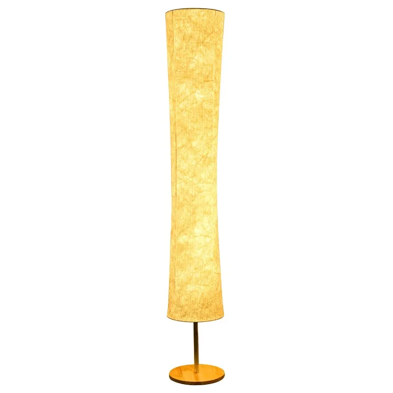 

Home decoration simple dimmable floor lamp hall bedroom modern silk fabric floor lamp