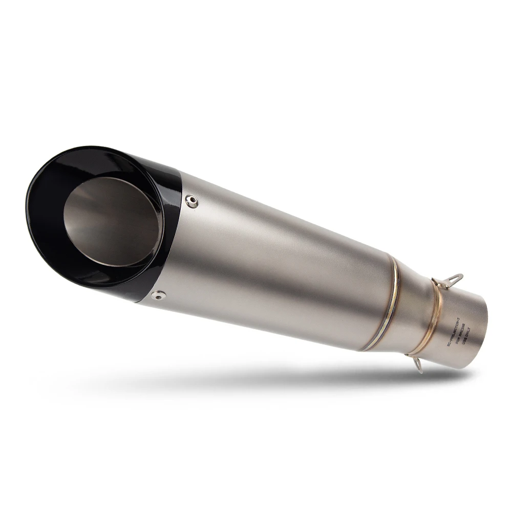 

STLF 51mm 60mm Universal Motorcycle Exhaust Stainless Steel Muffler for Pcx160 Ninja250sl Cb500f Xsr700 R25 R15v3