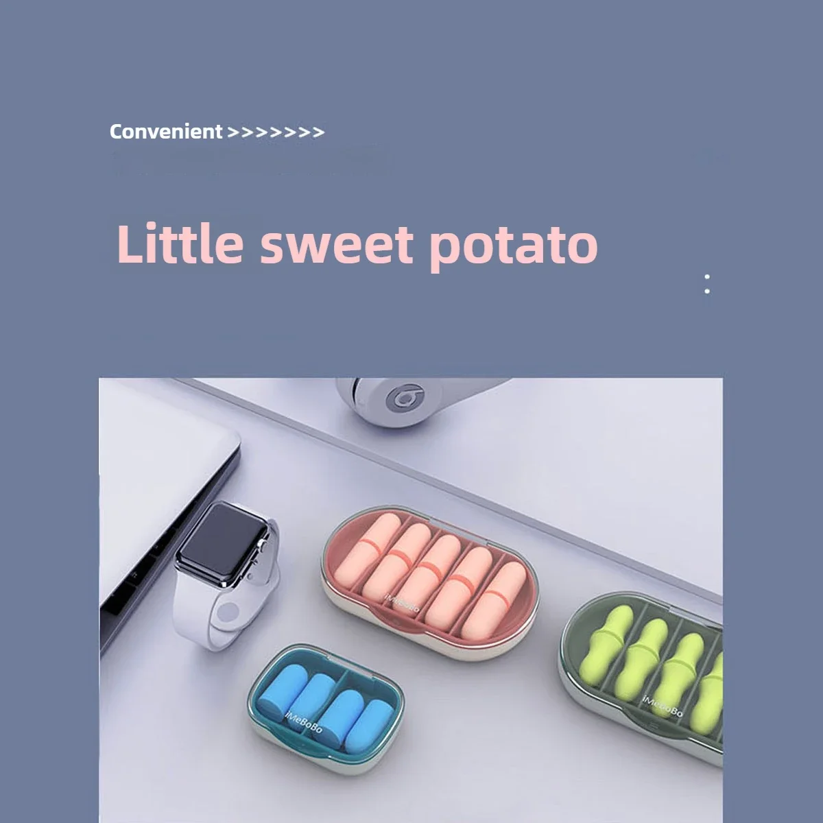 

Soundproof Memory Foam Earplugs for Sleeping, Noise Cancelling & Reduction Silicone Sponge