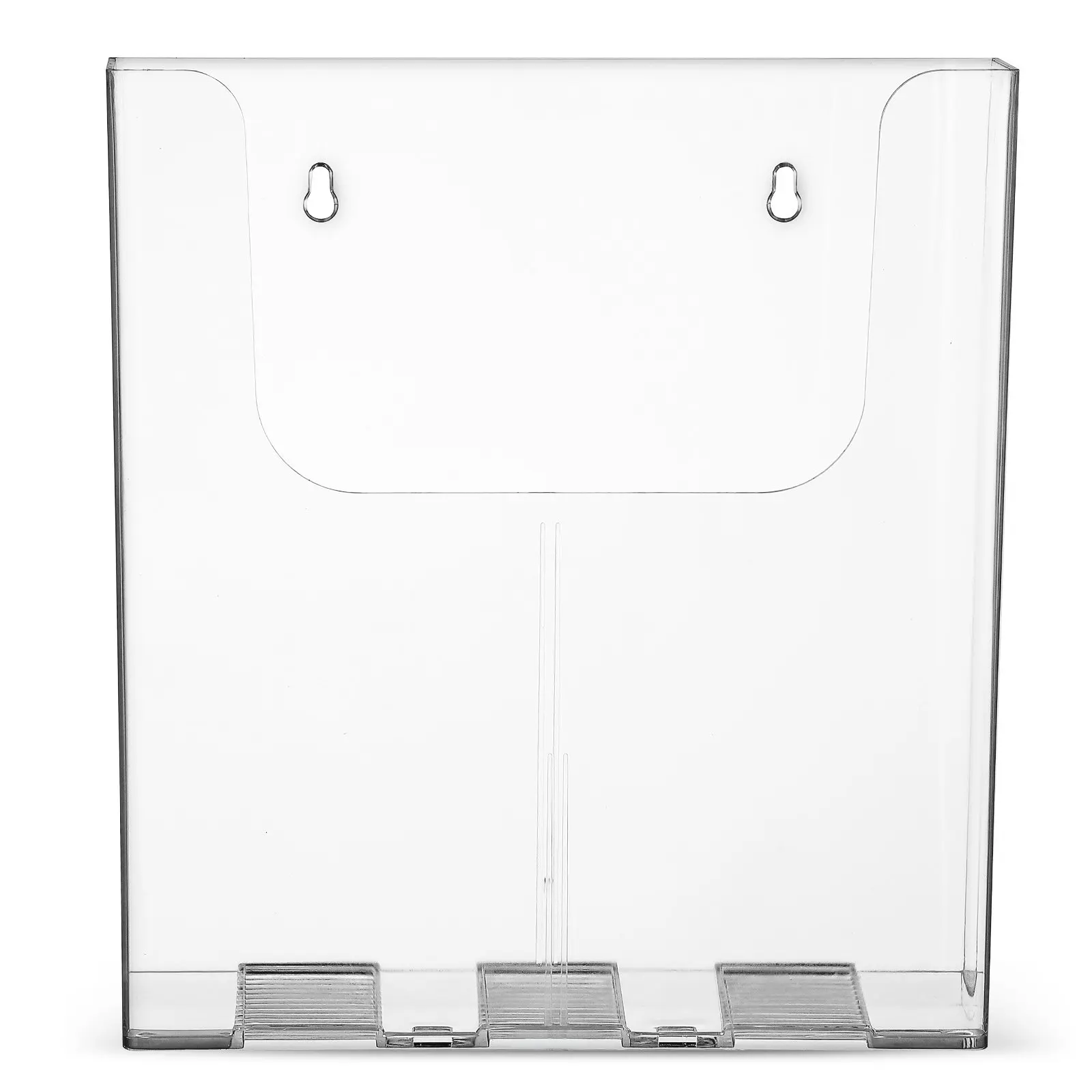 Clear Acrylic Brochure Holder Wall Mount Document Organizer Office Magazine Display Stand Multi-Functional File Folder Pamphlet