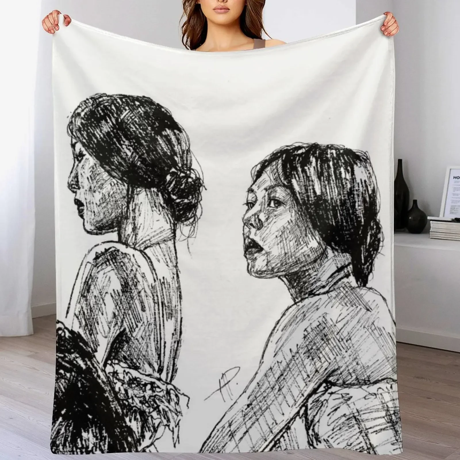 

The Handmaiden Throw Blanket Cozy Sofa Blanket for TV Watching Napping