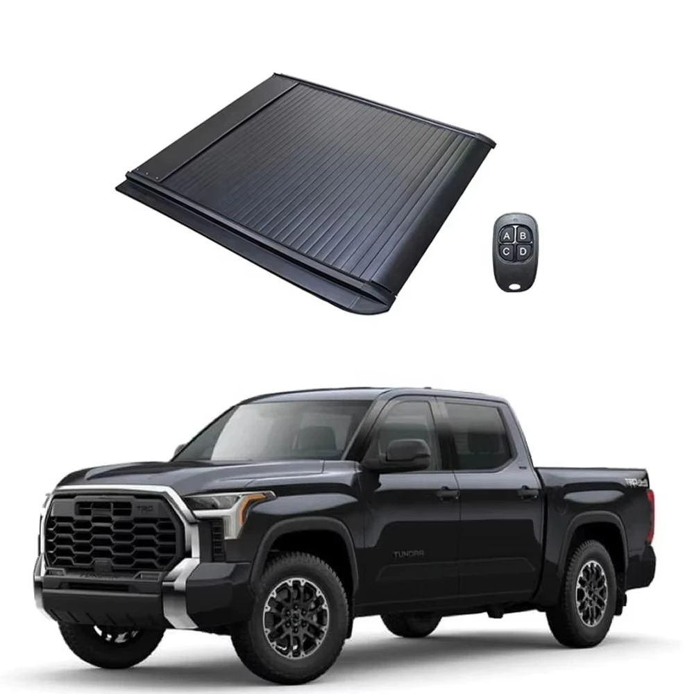 

High Quality Waterproof Pickup Bed Electric Tonneau Cover 4x4 Aluminum Roller Lid Shutter for Hilux 4x4 Tundra Tacoma