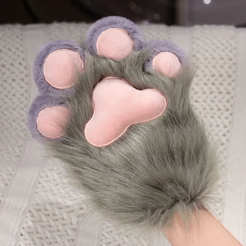 1 paar Vogel Vleugels Harige Pluche Dier Klauwen Wearable Cosplay Props Fursuit Kostuum Beest Kigurumi Dier Kostuum Accessoires