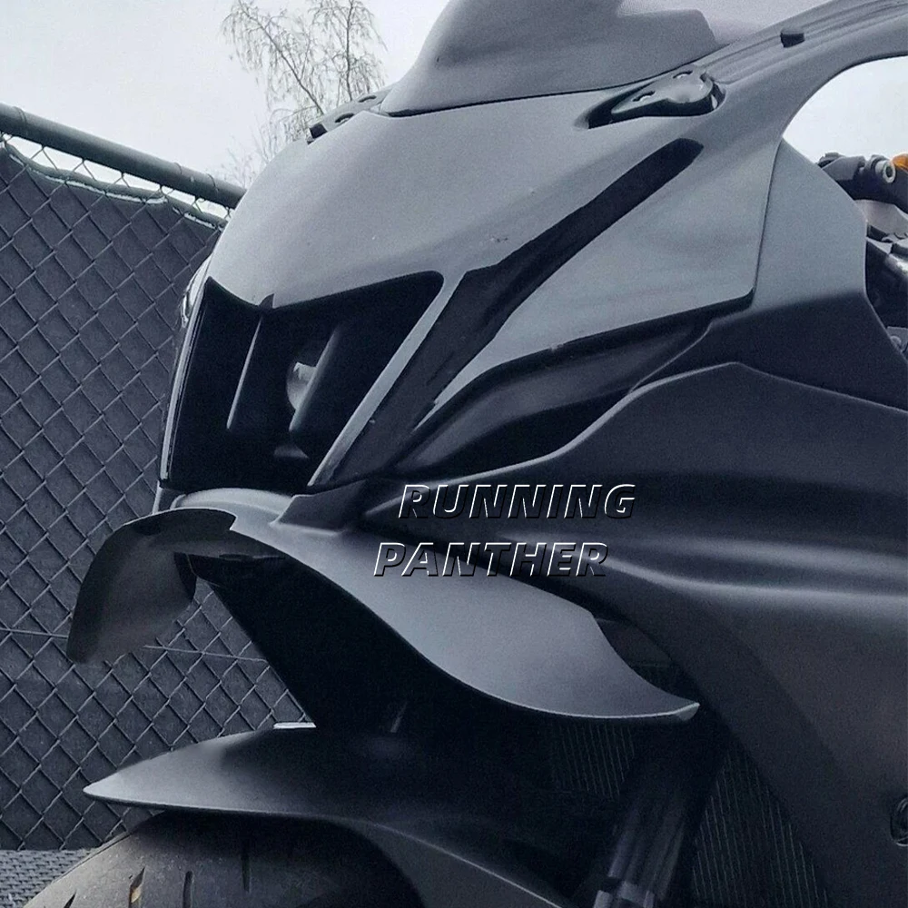 Winglet Depan Sepeda Motor untuk Yamaha YZF R7 YZFR7 Spoiler Depan Aerodinamis Kit Sayap Fairing Pelindung Penutup Bawah Aksesori