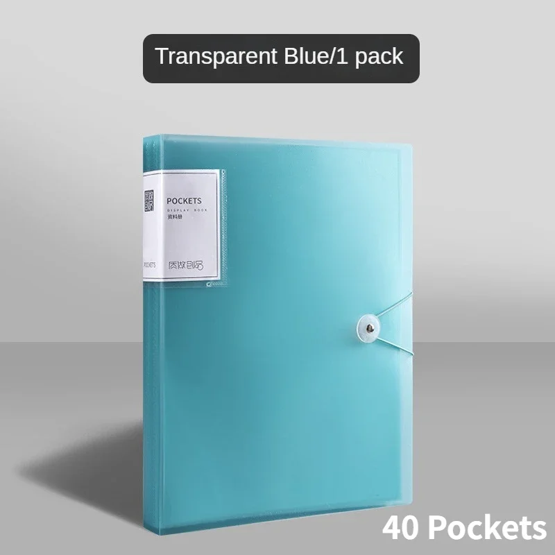 A4 لون شفاف مجلد وثيقة سعة كبيرة الغبار مقاوم للماء منظم الملفات النتيجة اختبار ورقة حامل ملف الطالب