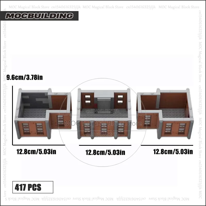 Famous Movie MOC Building Blocks Extra Floor For The Set 76294  Architecture Diorama Technology Bricks Collection Toys Xmas Gift