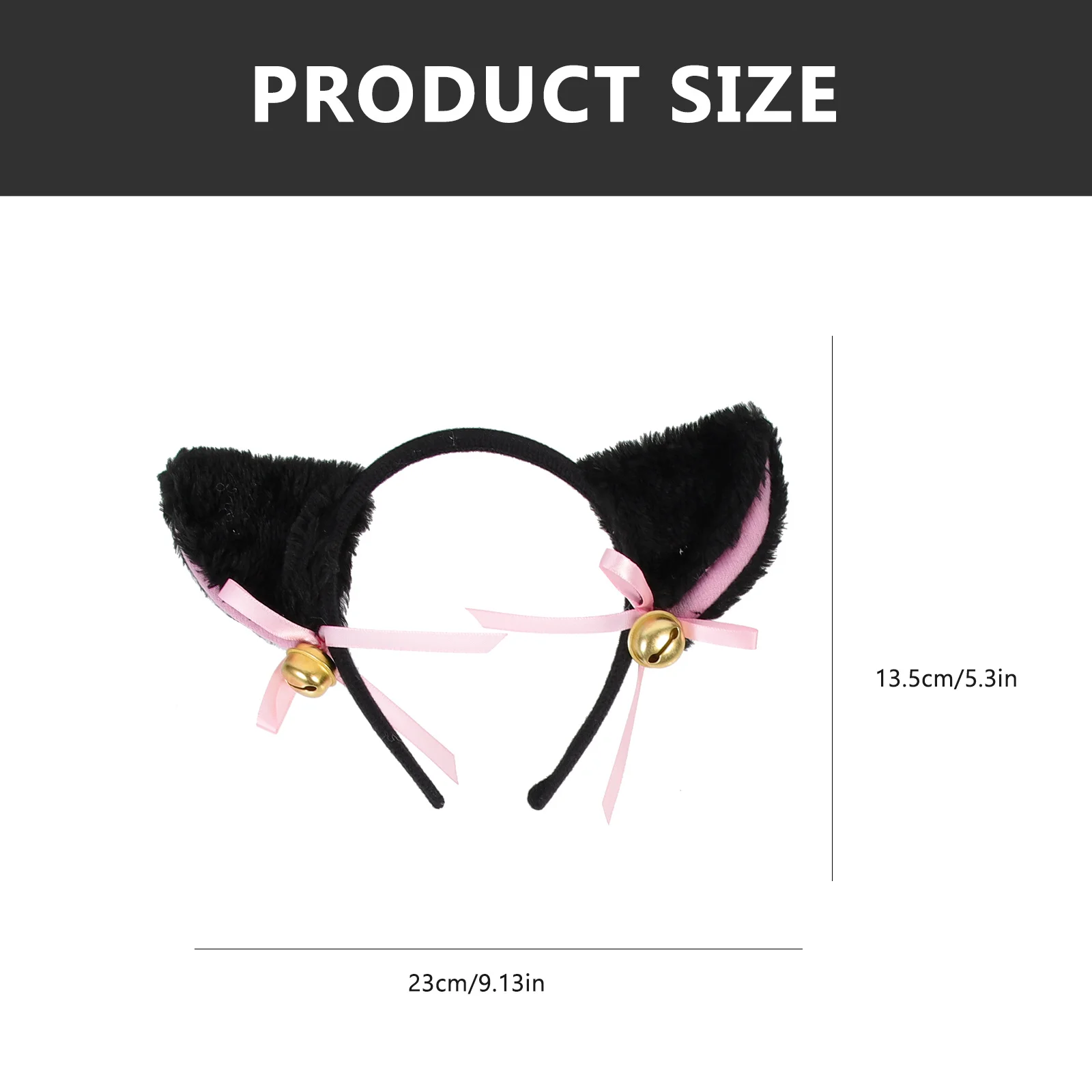 Zestaw Uszy Zwierzęcia Opaska na Głowę i Ogon Kostium dla Dzieci Rekwizyt Dekoracyjny na Urodziny Boże Narodzenie Cosplay Festiwal Opaski do Włosów Ozdobne