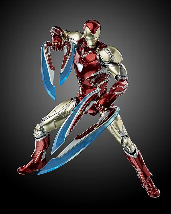 100% Original Threezero Studio Infinity Saga DLX Iron Man Mark 85 อะนิเมะ Action Collection Figures ของเล่นของขวัญสต็อก