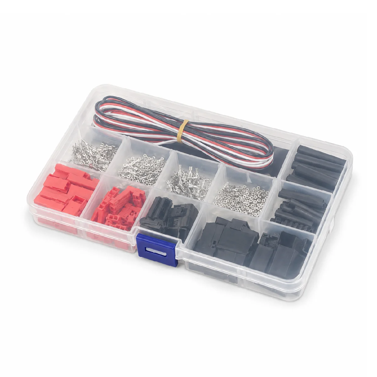 400pcs Connector 2/3 Pin Female Male Kit for JR JST SYP Futaba Male Female Jumper Cable Plug for RC Robot Airplane Car Servo