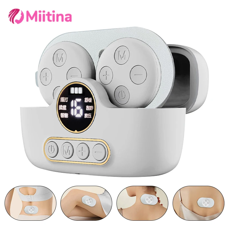 

Pulse Cervical Body Massager EMS Electrical Stimulator Body Relax Muscle Therapy Massage for Muscle LCD Stimulator Relief Pain