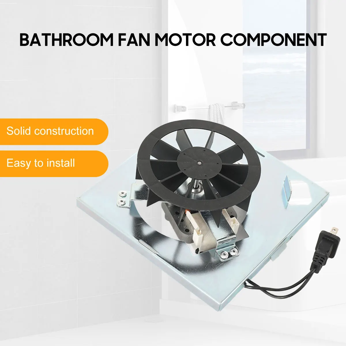 

Комплект вентилятора вытяжного вентилятора для ванной комнаты для NuTone Broan 676A 676B 676C S97017065 676F-A 676F-B 676F-C