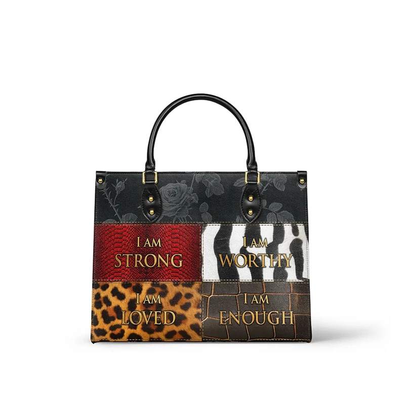 

Женская портативная сумка через плечо большой емкости с красочным принтом, модная повседневная сумка роскошного дизайна