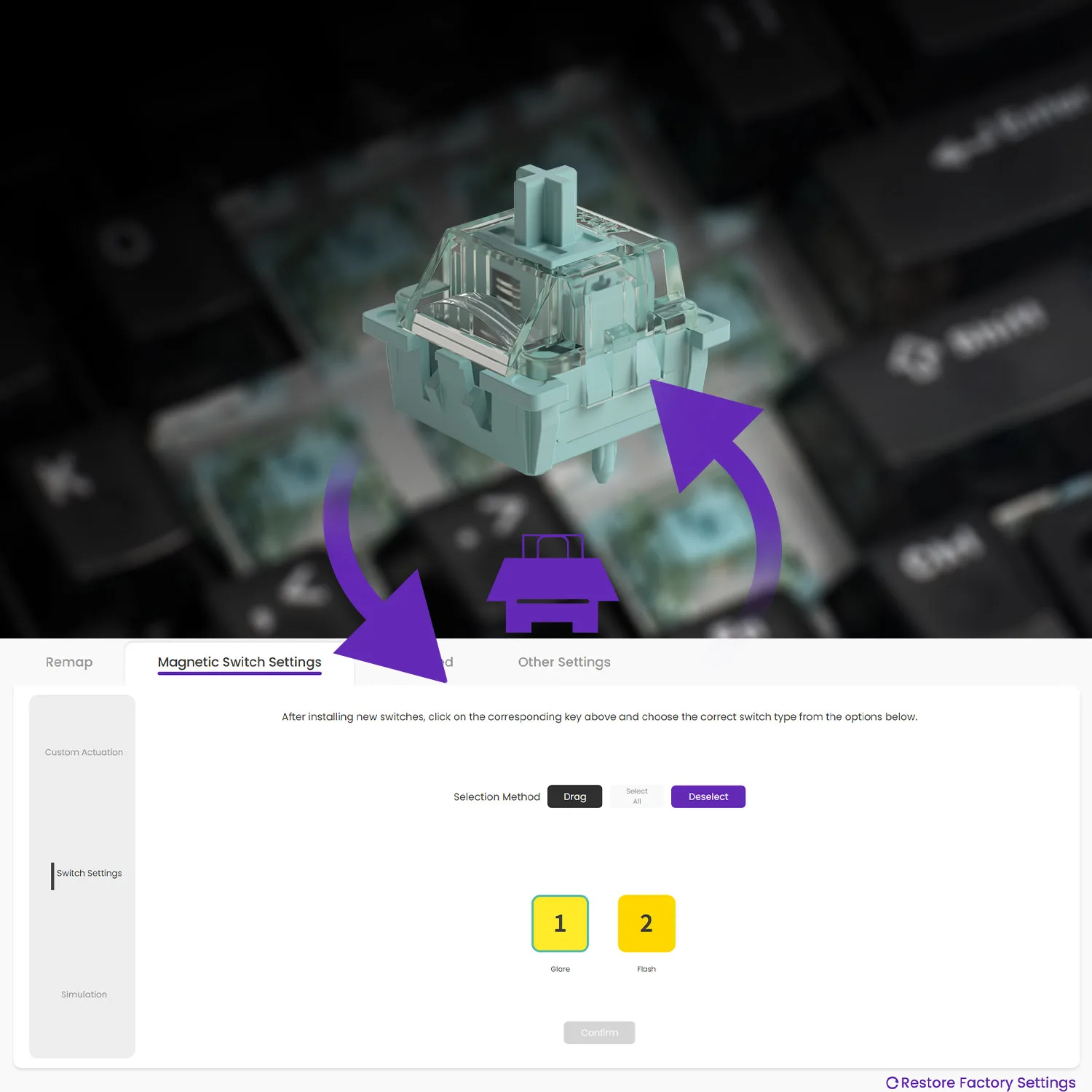 Akko 5075 V3 HE لوحة مفاتيح مغناطيسية 75% الزناد السريع 0.005 مللي متر 8K ARGB USB Type-C السلكية المخصصة لوحة مفاتيح الألعاب طوقا جبل #2