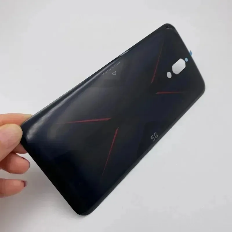Glass Back Cover Housing Rear Case With Adhesive For ZTE Nubia Red Magic 5G NX659J