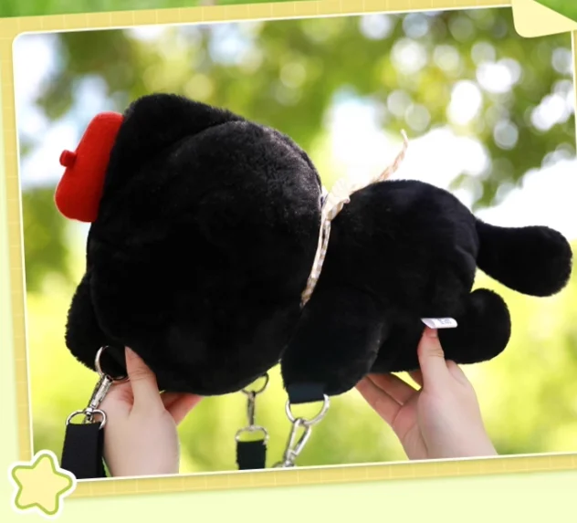 لوه شياو هيي حقيبة ظهر قطيفة حقيبة كروس لعبة قطيفة حقيبة ظهر واحدة على ظهره أنيمي فيلم البضائع مروحة ألعاب من نسيج مخملي لعبة إبداعية #2