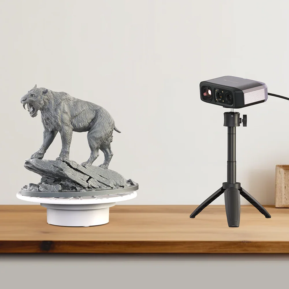 3DMakerpro Moose Lite 3D Scanner Handheld NIR Infrared 0.05mm High Precision Marker-Free Scan for 3D Printing Sculpture Reverse
