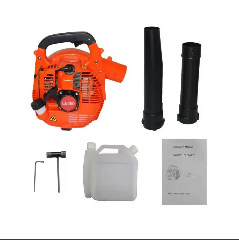 เบนซินแบบพกพาเยอรมนีคุณภาพ Leaf Blower สวนเครื่องมือแก๊ส Blower EB260 25.4CC เบนซิน Leaf Blower