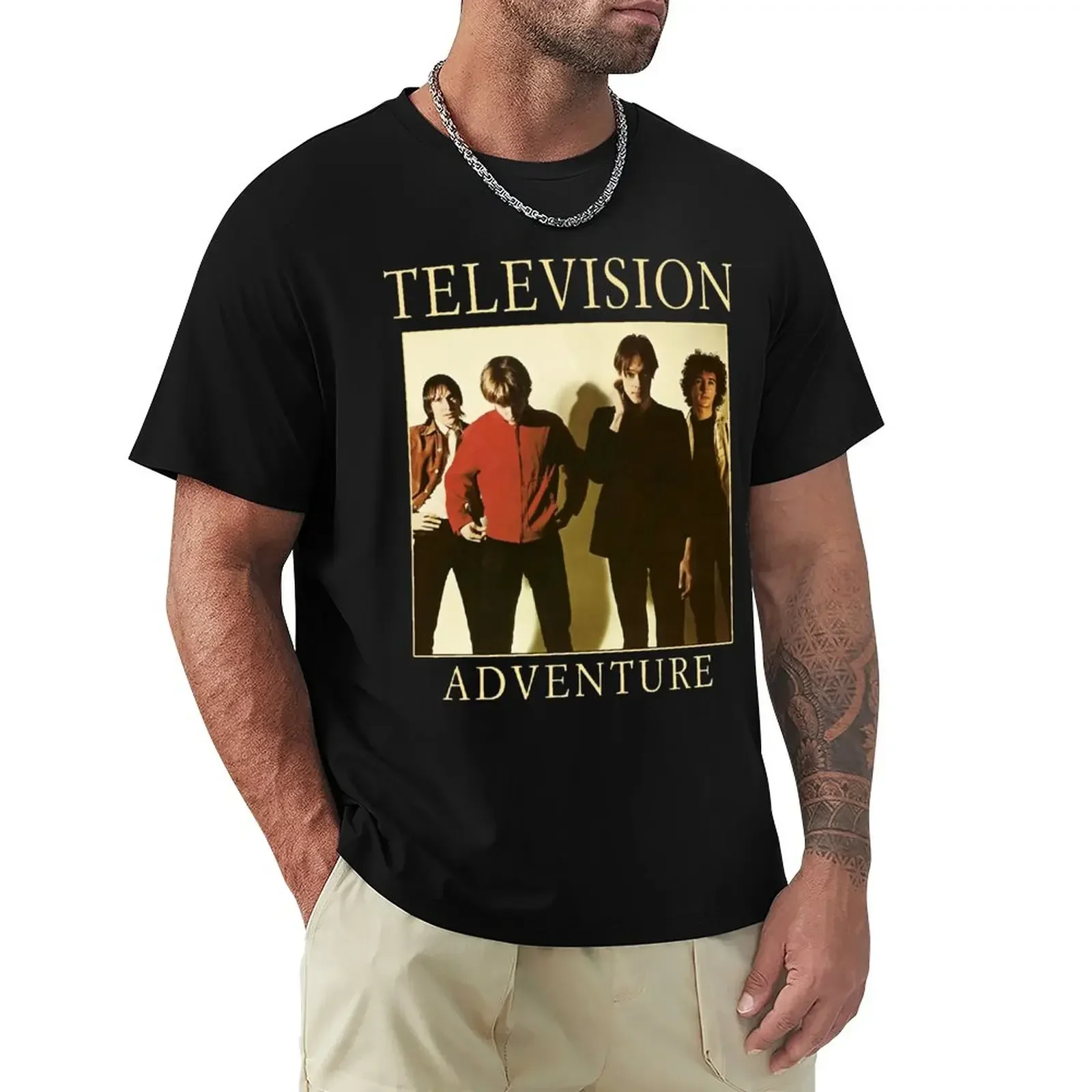 Television Adventure T-Shirt for a boy quick drying plain mens t shirts casual stylish Anime Graphic T-shirts for Men Clothing