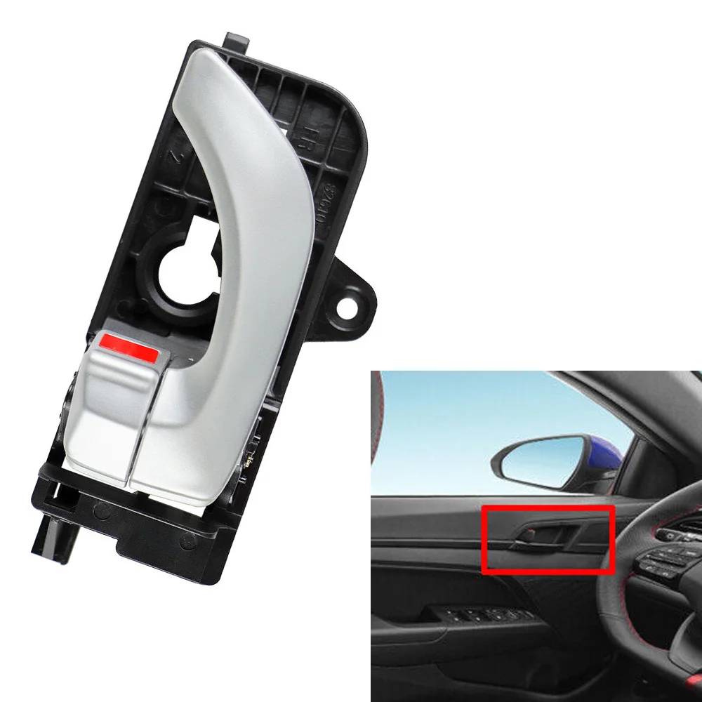 Car Interior Door Handle Front Left Right Silver For Hyundai Sonata 2006-2007 82620-3K020 82610-3K020