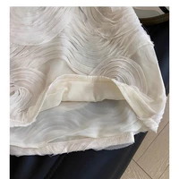 2025 Summer French Style Elegant Ruffled Sleeveless Chiffon Blouse Women Office Work Wear Casual Tops Fashion Ladies Shirt - Image 6