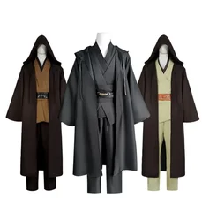 Hot Anime Cosplay Anakin Obi-wan Skywalker Jedi Cosplay Costume Adult Men Anakin Skywalker Costume Full Set Halloween Costume