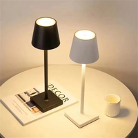 Wireless Led Desk Lamp Touch Night Light LED Table Lamps 3Levels Dimmable USB Rechargeable Touch Lamp For Room Study Office Bars
