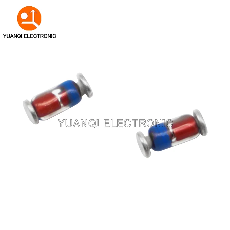 100 قطعة 1/2 واط زينر ديود SMD MiniMELF ZMM 2V2 2V4 3V 3V3 3V6 4V7 5V1 6V2 24V 27V 30V 33V 47V 75V 10V 12V 15V 18V 20V 0.5W LL34