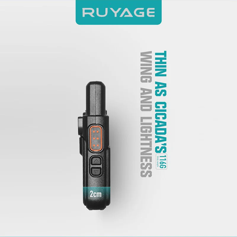 PMR-Walkie Talkie portátil 446, Mini Radio de comunicación Profesional, transceptor de Radio bidireccional, calidad Ruyage Q2