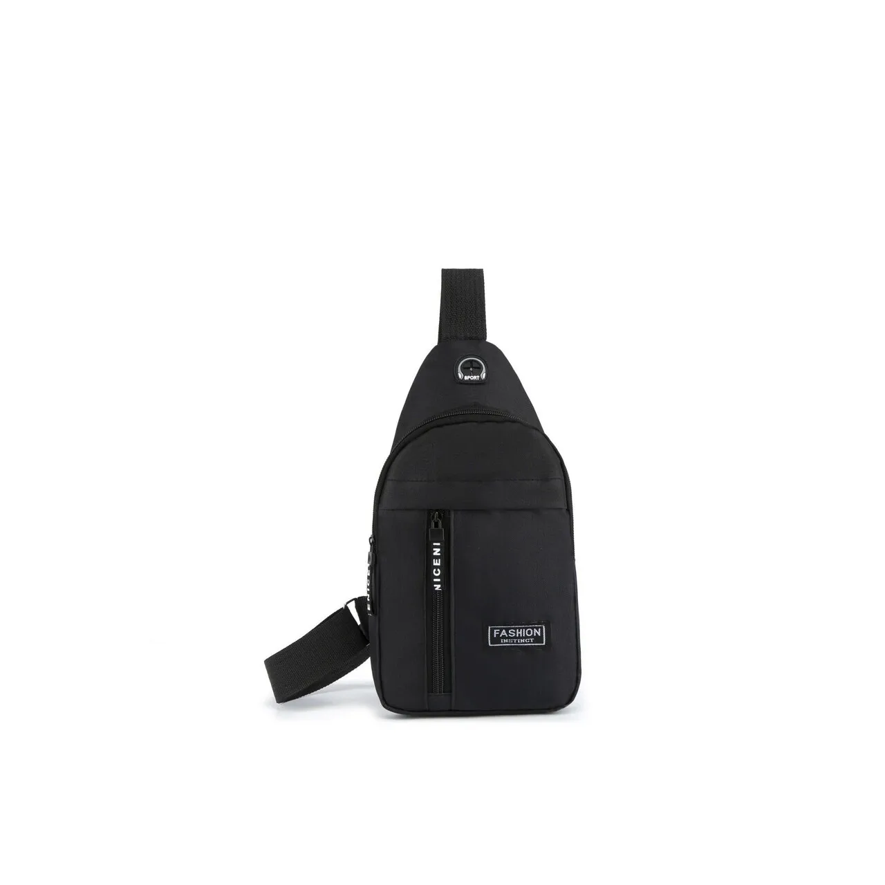 men's-fashion-crossbody-bag-single-shoulder-new-trend-chest-bag-velvet-material-comfortable-wearing-experience