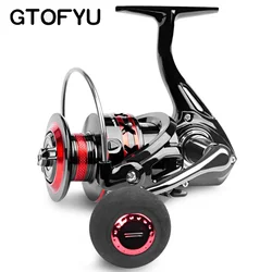 GTOFYU Brand High speed 5.0:1 Fishing Reel 2000-7000 Spinning Reel Max Drag 20Kg long shot Fishing Bearing System wheel carret