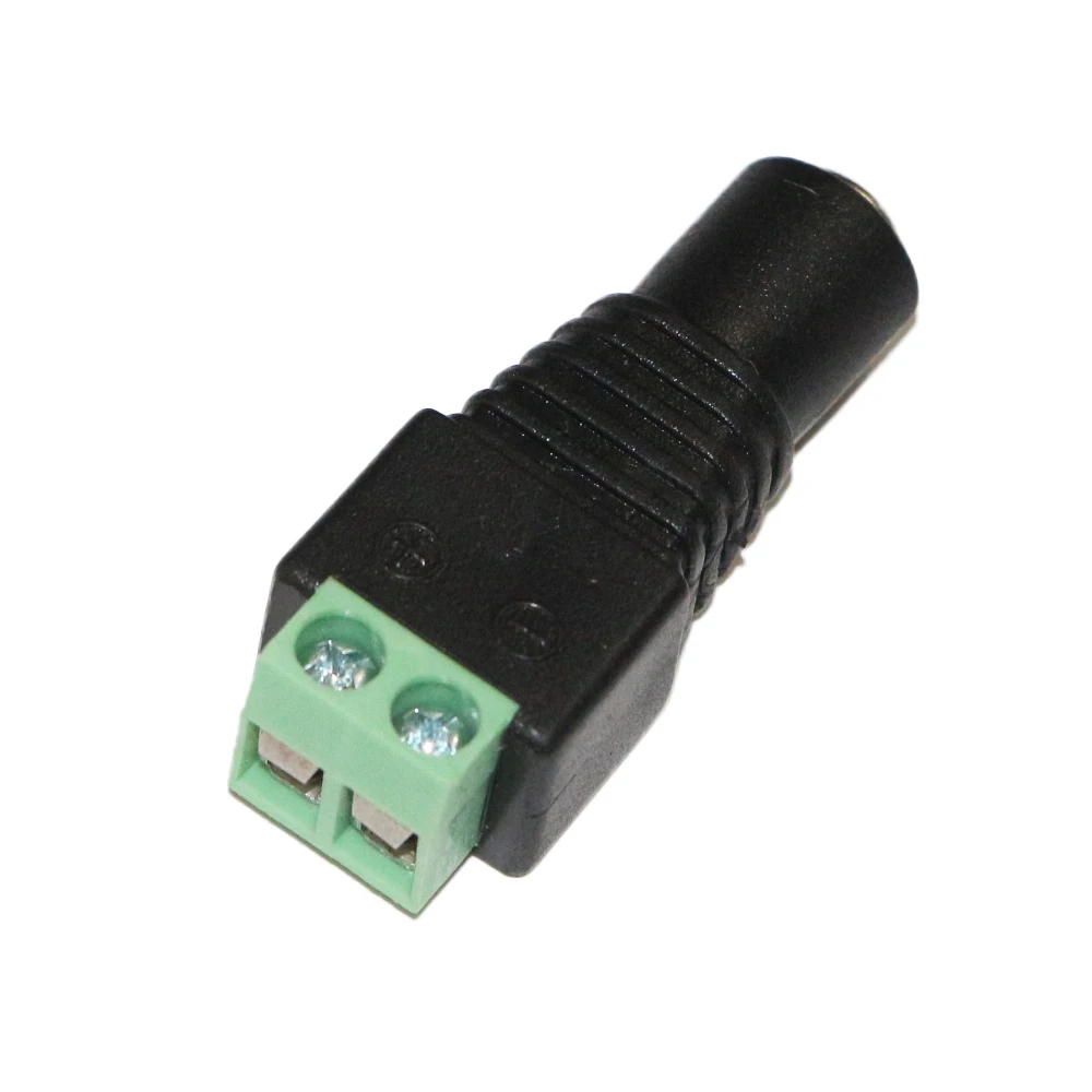 

Coax Cat 5e BNC Balun to DC 2.1*5.5 Female/Male Connector for CCTV Surveillance Camera LED Strip light