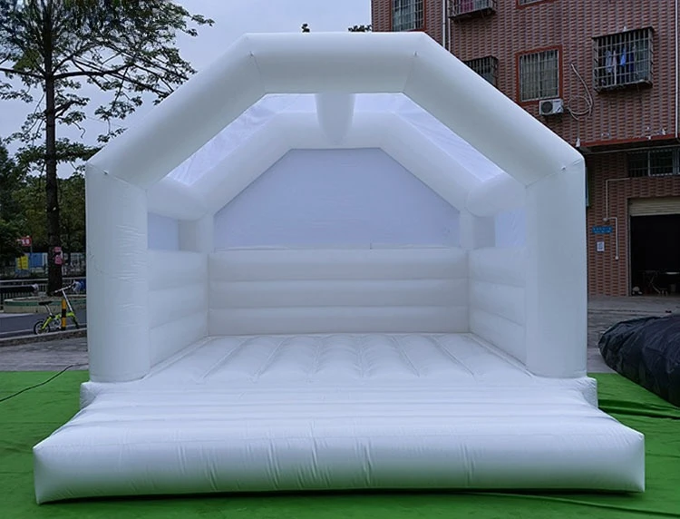 Inflatable Naughty Castle White Wedding Tent Castle Paradise Cabin Props