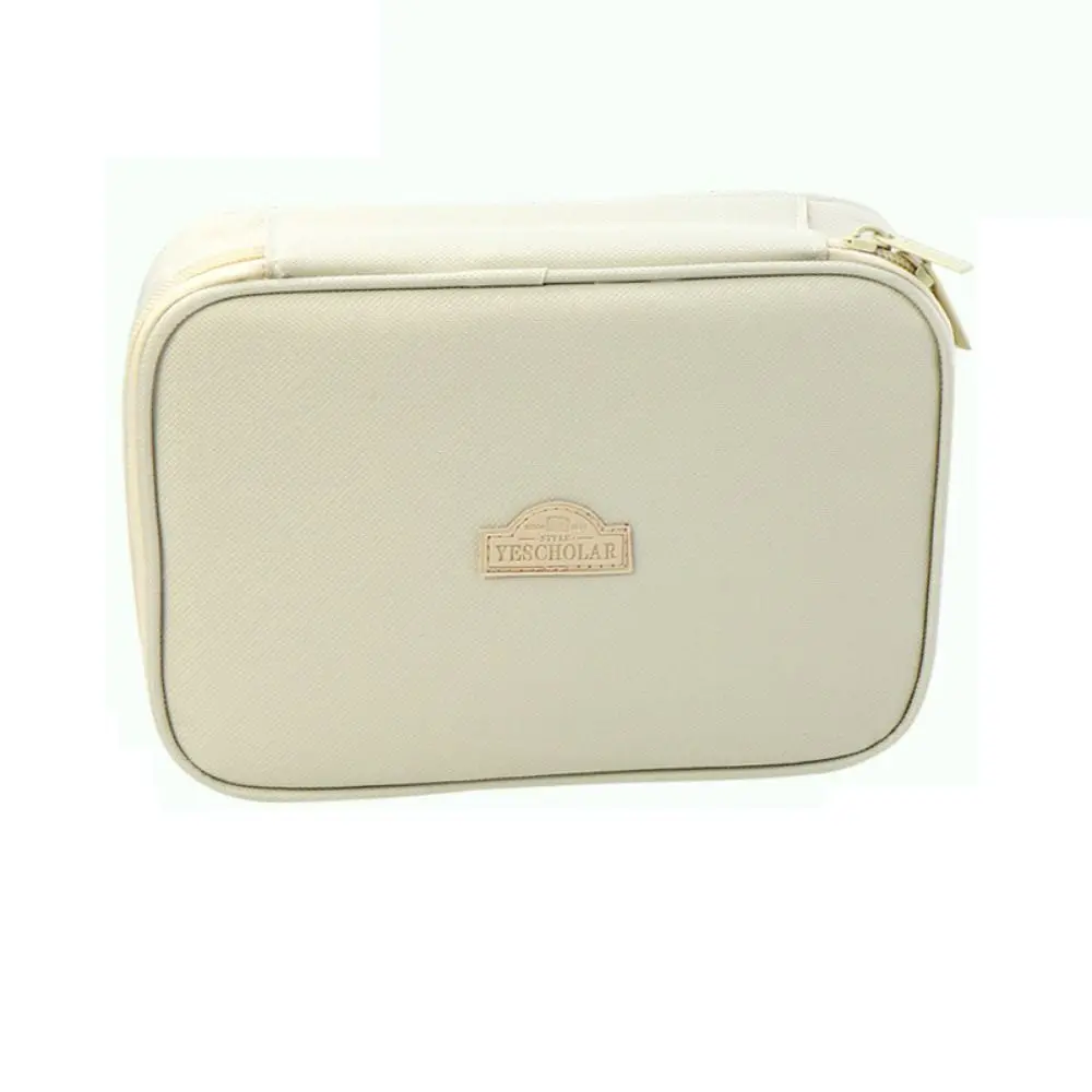 Large Capacity Pencil Cases Multi-function Wear-resistant Stationery Storage Box High Quality Canvas Zipper Pencil Bag