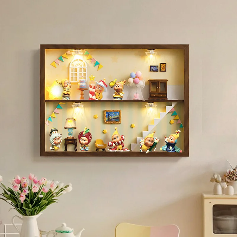 

Blind box storage wall display stand magnetic switch box blocking hanging pictures