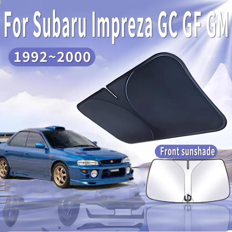 Car Sun Visor For Subaru Impreza GC GF GM 1992~2000 1998 MK1 Front Windshield Sunshade Heat Insulation Summer Auto Accessories